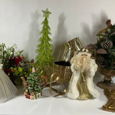 Spode Christmas Tree, Santa, Angel and Holiday Decorations