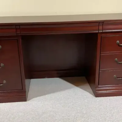 Traditional Double Pedestal Executive Desk