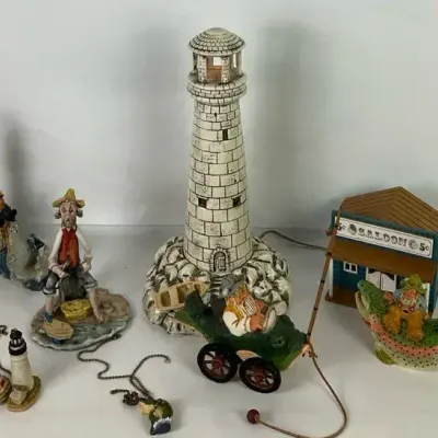 Lighthouse Figurines and Nautical Decor