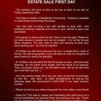 Estate sale photo