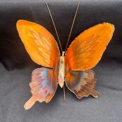 Vibrant Metal Butterfly 