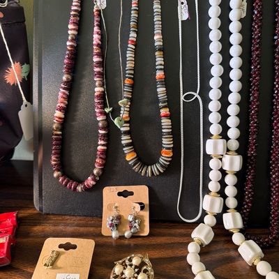 Sale Photo Thumbnail #21: Nolan Miller Pin, Dakine Bacpack, Purses, Scarves, 925, 
Bracelets, necklaces. Vintage Toy