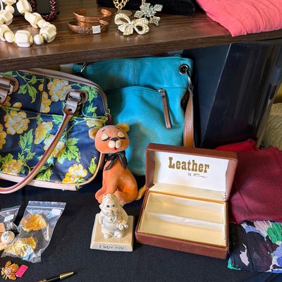 Sale Photo Thumbnail #17: Nolan Miller Pin, Dakine Bacpack, Purses, Scarves, 925, 
Bracelets, necklaces. Vintage Toy