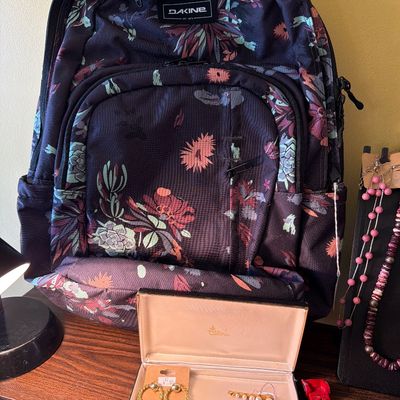 Sale Photo Thumbnail #14: Nolan Miller Pin, Dakine Bacpack, Purses, Scarves, 925, 
Bracelets, necklaces. Vintage Toy