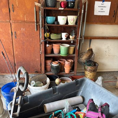 Sale Photo Thumbnail #108: Garden Wagon, Pits, Outdoor Decor and more.
