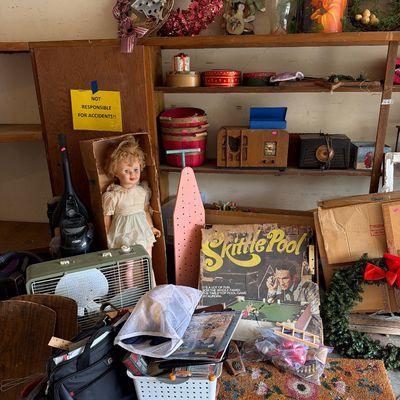 Sale Photo Thumbnail #124: Vintage Toys, Electronics, And more 
Fans, Wagon