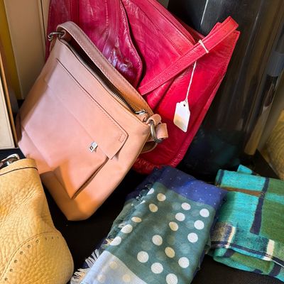 Sale Photo Thumbnail #5: Scarves, Coach Purse, Jewelry Boxes, and watches, Doug Paulus, Lapis Lazuli, and Jewelry.