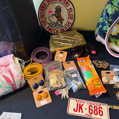 Sale Photo Thumbnail #15: Nolan Miller Pin, Dakine Bacpack, Purses, Scarves, 925, 
Bracelets, necklaces. Vintage Toy