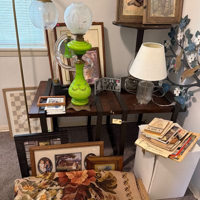 Sale Photo Thumbnail #64: Decor, Lamps, Beautiful Rug, Pictures Decor and More.