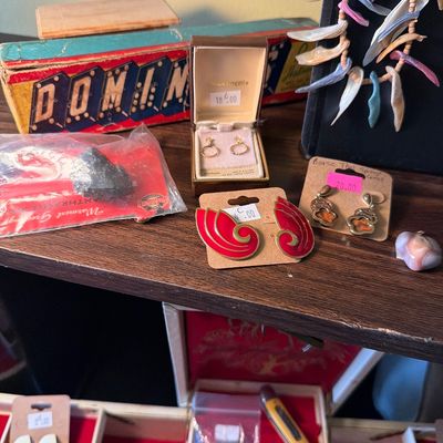 Sale Photo Thumbnail #49: Jewelry, Earrings, Necklaces, Bracelets, Jewelry Boxes, Purses and more.
