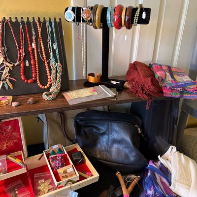 Sale Photo Thumbnail #44: Jewelry, Earrings, Necklaces, Bracelets, Jewelry Boxes, Purses and more.