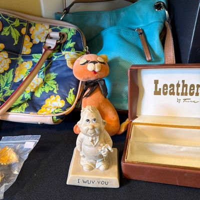 Sale Photo Thumbnail #19: Nolan Miller Pin, Dakine Bacpack, Purses, Scarves, 925, 
Bracelets, necklaces. Vintage Toy