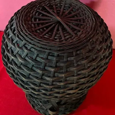 Sale Photo Thumbnail #130: Measures 12 inches high and 12 inches in diameter.