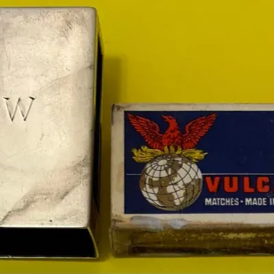 Sale Photo Thumbnail #224: Initiial "W" engraved on one side.