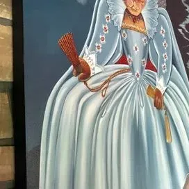 Sale Photo Thumbnail #62: Judith Lowry is a Native American artist. Based in Northern California, she is Maidu and Achomawi and enrolled in the Pit River Tribe. Lowry primarily works in acrylics on canvas. Lowry's paintings have been exhibited at the Crocker Art Museum in Sacramen