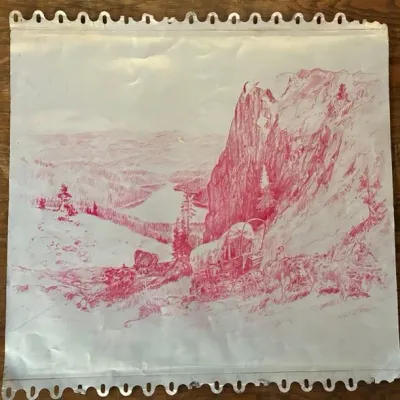 Sale Photo Thumbnail #239: Includes art by his daughter Carol Mathis.
Approximately 200 items. Many more items than shown in these photographs.
Includes list of art items with negatives, many signed prints, and a few originals. Some duplicates.