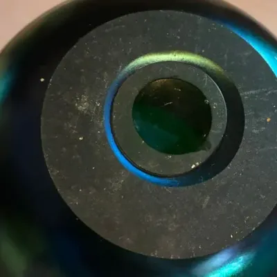 Sale Photo Thumbnail #138: Measures 5 inches high and 5 1/2 inches in diameter.