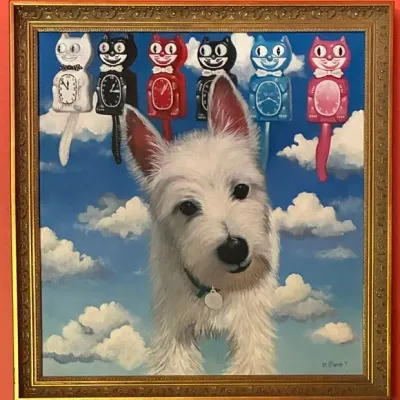Sale Photo Thumbnail #344: Measures 22 inches high and 21 inches wide.