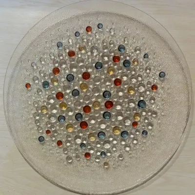 Sale Photo Thumbnail #328: 12 inches in diameter and 8 inches in diameter.