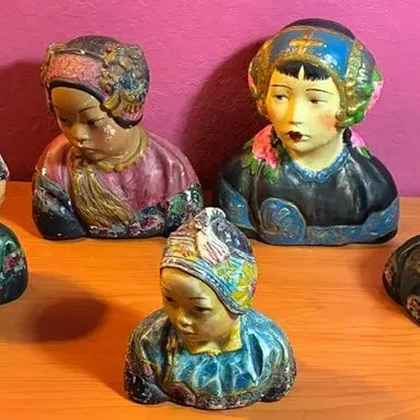 Sale Photo Thumbnail #364: Minor to moderate waer.
Sizes range 6-8 inches high and 6-7 inches wide.