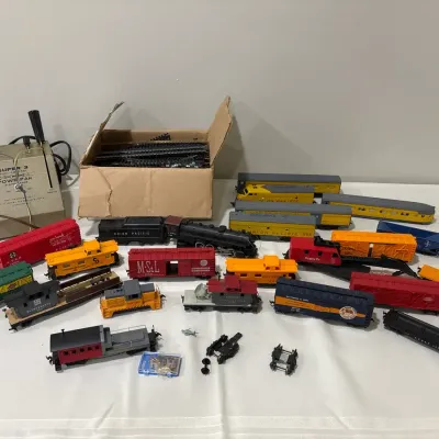 Vintage Union Pacific Toy Train Set. Untested