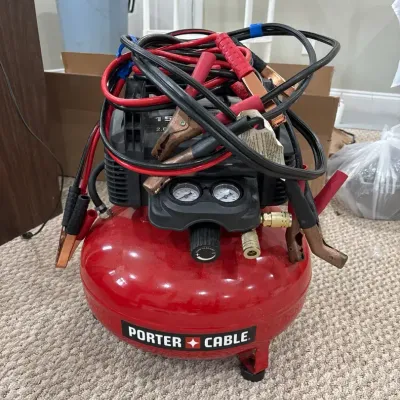 Porter Cable 6 Gallon Pancake Air Compressor  Condition Is Good (Tested)
