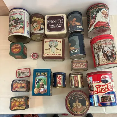 Collectible Antique Popular Brand Cans 