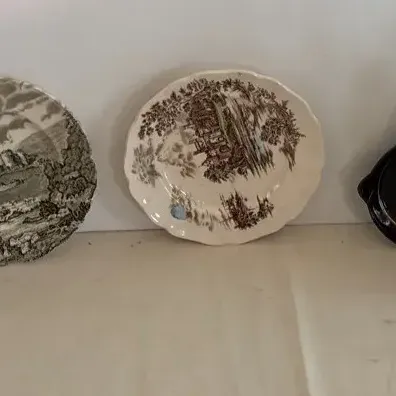 Vintage Plates and Vases 