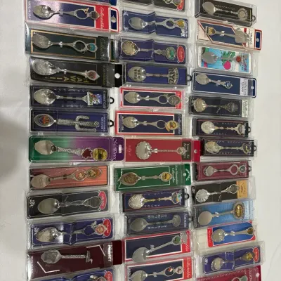 Spoons Souvenir of USA Collection. Mix Various Metals and Some Are Silver Plated