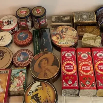 Vintage Unique Mixed Containers 