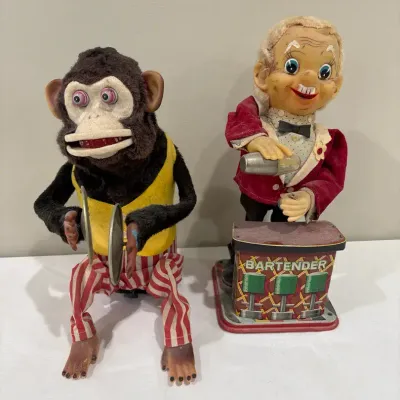 Vintage Musical Jolly Chimp Clapping Cymbal Monkey