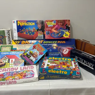 Lot of Vintage / Retro Board Games and Activity Games