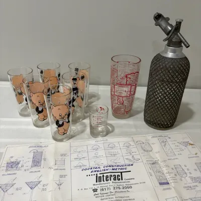 Lots of Vintage Barware