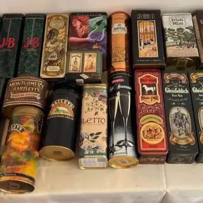 Vintage EMPTY Liquor Boxes 