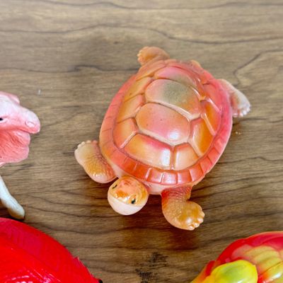LOT 65F: Vintage Celluloid Animal Toys