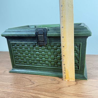 LOT 149F: Vintage Plastic Sewing Kit Case FULL of Various Buttons