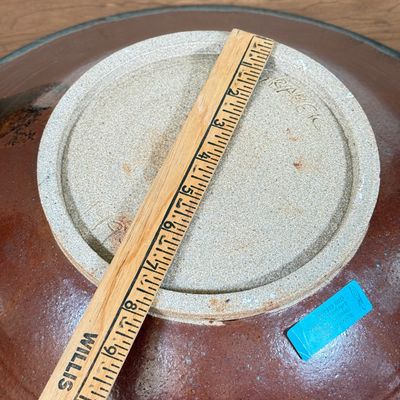 LOT 1F: Vintage 1994 Hand Made Signed Stoneware Pottery Bowl