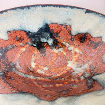 LOT 1F: Vintage 1994 Hand Made Signed Stoneware Pottery Bowl