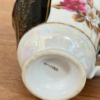 LOT 28F: Vintage Figurines from Japan, Lustreware Teacup & Saucer & More