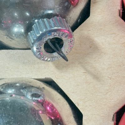 LOT 145F: Vintage Glass Christmas Ornaments: Pyramid, Shiny Brite & More