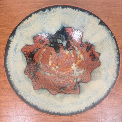 LOT 1F: Vintage 1994 Hand Made Signed Stoneware Pottery Bowl
