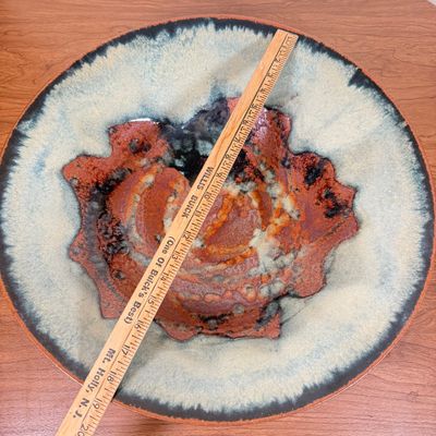 LOT 1F: Vintage 1994 Hand Made Signed Stoneware Pottery Bowl