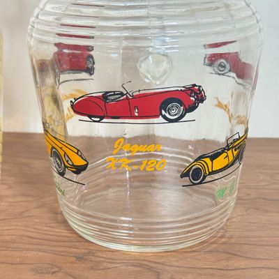 LOT 64F: Pair of Vintage Glass Pitchers