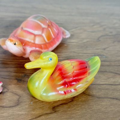 LOT 65F: Vintage Celluloid Animal Toys