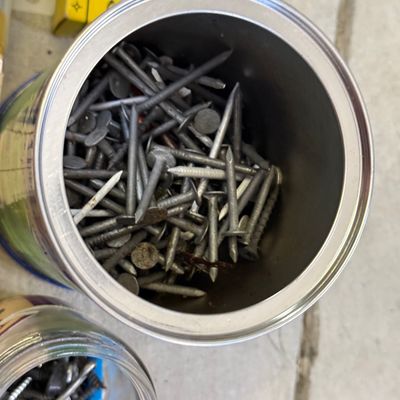 LOT 106G: Huge Haul of Nails, Screws & More Hardware