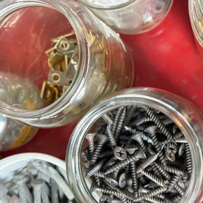 LOT 83G: Lot of Screws, Nails & More Hardware