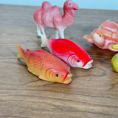 LOT 65F: Vintage Celluloid Animal Toys
