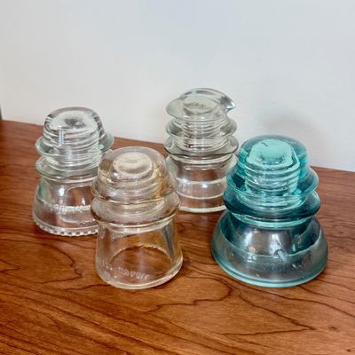 LOT 57F: Vintage Glass Insulators