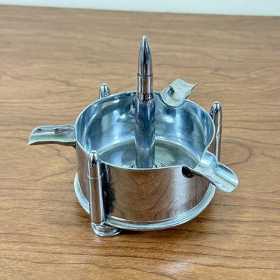 LOT 135F: 1944 Trench Art Hand Made Bullet Ash Tray/Trinket Dish