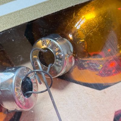 LOT 147F: Vintage Celluloid Santa Head & Vintage Glass Christmas Ornaments: Shiny Brite & More